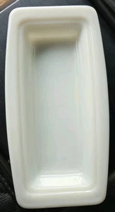 Vintage Pyrex Butter Dish Bottom Only Replacement White Milk Glass 72-B Made USA - Picture 1 of 5