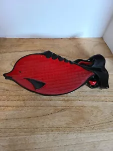 VintageBischoff Porcelain Brandy Decanter Mid Century Fish Design Italy - Picture 1 of 9