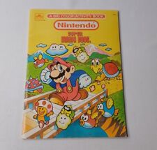 Golden Books Nintendo Super Mario Bros. Coloring Book Partially Colored