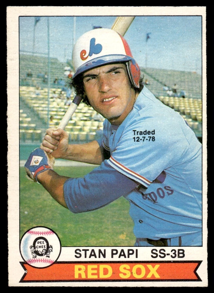 1979 O-Pee-Chee Stan Papi Boston Red Sox #344 R37 - Image 1 of 2