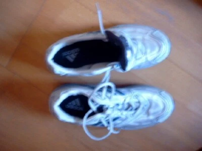 grau silberne Turnschuhe Gr. 36 2/3, kaum getragen - Bild 1 von 4