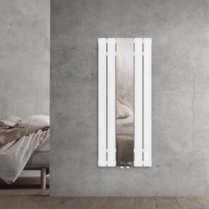 Spiegel Heizkörper Weiß Designheizkörper Handtuchheizung Radiator 450x1200mm - Bild 1 von 9