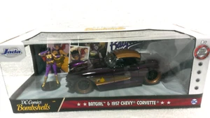 Nuova Jada DC Comics Bombshells Batgirl & 1957 Chevrolet Corvette scala 1:24 - Foto 1 di 10