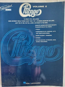 CHICAGO VOL. 2 TRANSCRIBED SCORE FOR VOCAL, GUITAR, BASS, BRASS, DRUMS -HAL - GC - Picture 1 of 2