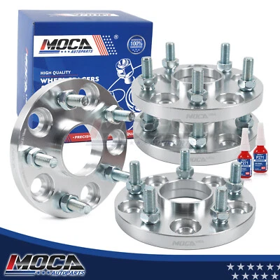 4pcs Silver Wheel Spacers 5x114.3 5x4.5" 60.1mm for Toyota Camry Corolla Lexus - Image 1 of 4