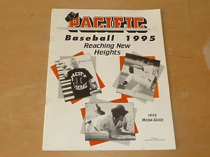 1995 UNIVERSITY OF PACIFIC COLLEGE BASEBALL MEDIA GUIDE EX - Picture 1 of 1