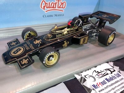 1:18 Quartzo Q9007 Emerson Fittipaldi Lotus 72D #8 1st British GP 1972 - Image 1 of 4