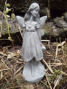 Latex garden fairy mold  plaster cement rubber casting mould 5.75"H x 2"W