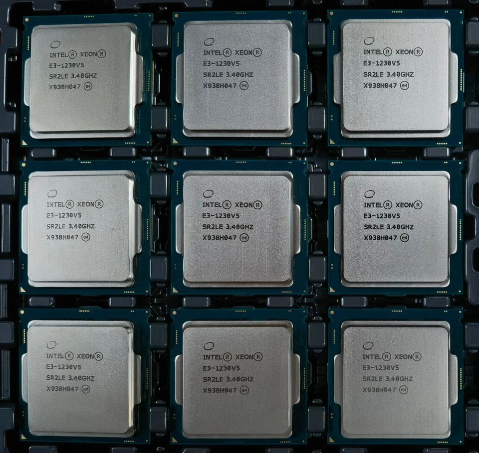 Intel Xeon E3-1230 V5 4-Core 8-thread 8MB 80W 3.40GHz LGA1151 CPU processor - Image 1 of 1