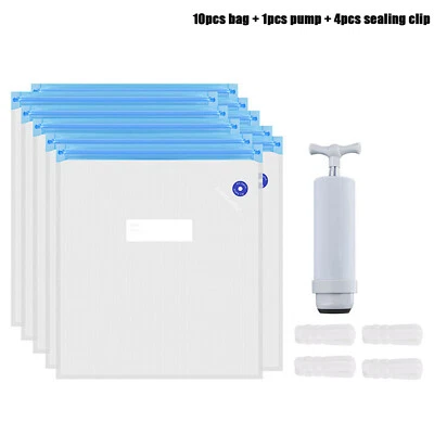 3D Printer Filament Storage Bags with hand Pump Filament Vacuum Bag Set UK NEW - Image 1 of 4