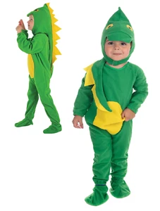 Costume dinosauro bambino bambina ragazzo libro settimana giorno vestito fantasia età 2-3 - Foto 1 di 1