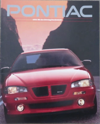 Pontiac Grand Am Grand Prix Bonneville SSEi Firebird 1993 folleto folleto de EE. UU. Foto 1 de 4