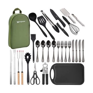 Camping Essentials Cooking Utensils Set - Camping Kitchen Cookware Set, Campi... - Picture 1 of 6