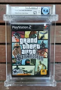 Grand Theft Auto San Andreas PS2 SEALED WATA Graded 9.6 B+ First Print Original! - Picture 1 of 3
