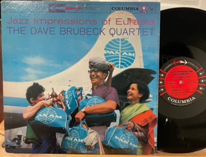 Dave Brubeck Quartet Jazz Impressions of Eurasia Vinyl LP Columbia CS 8058 6 Eye - Picture 1 of 5