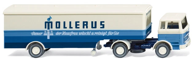 Wiking 051318 - 1/87 Semirimorchio Autoarticolato (MB 1620) - Nuovo - Immagine 1 di 1