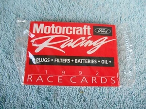 Promo Ford Motorcraft Racing 1992 jeu complet de 10 cartes scellées cartes de course - Photo 1/24