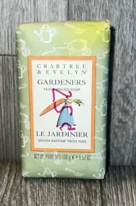 Crabtree & Evelyn Gardeners Triple Milled Bar Soap 5.57 oz New Old Stock - Picture 1 of 6