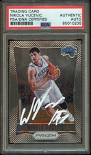 2011-12 PRIZM ROOKIE SIGNED NIKOLA VUCEVIC AUTOGRAPH PSA/DNA AUTHENTIC