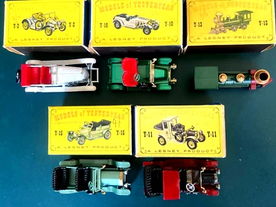 MATCHBOX SMALL SELECTION OF LESNEY MODELS Y2 / Y10 / Y11 / Y13 / Y15 VINTAGE BOX - Image 1 of 4