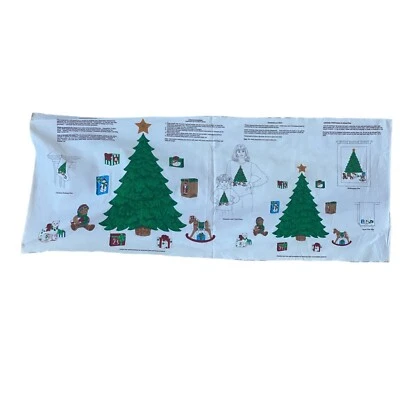 Christmas Tree Fabric Panel  Appliques Cranston VIP Cotton Shirts Bags New Craft - Image 1 of 4
