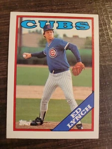 Ed Lynch #336 1988 Topps Baseball Card LP Cubs - Picture 1 of 2