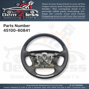 Lexus LX 570 Steering Wheel 2013, 2014, 2015 OEM 45100-60841 - Foto 1 di 6