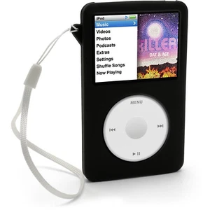 Black Silicone Skin Case for Apple iPod Classic 80gb 120gb 160gb Cover Holder - Picture 1 of 4