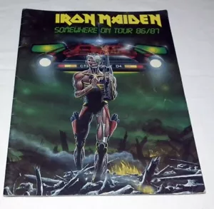 TOUR BOOK - IRON MAIDEN - SOMEWHERE ON TOUR 86/87 - Imagen 1 de 6