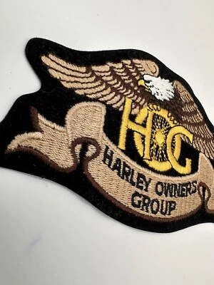 Harley Davidson Owners Group HOG Gold Heritage Eagle parche motocicleta 5"" Foto 1 de 4