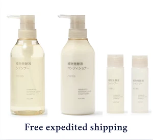 Muji Fermented Plant Liquid Shampoo 400g+50ml+50ml /Conditioner 400g - Picture 1 of 1