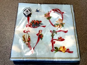 MesaFina Hase Kaninchen Cocktail Getränk Papierservietten, 40-ct 7x7 - Bild 1 von 5