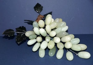 Alter Artikel ~ großer 14" Cluster ~ Jade Trauben ~ nie benutzt - Bild 1 von 2