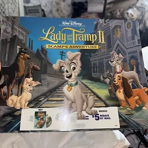 Disney Scamp's Adventure Lady & the Tramp II, 4 Lithograph Set, 14" x 11" NIP - Picture 1 of 2