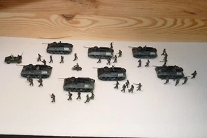 Roco 1:87 carro armato HS 30 SPz - lungo + fanteria dell'esercito tedesco 1960 circa - Foto 1 di 12