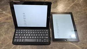 (LOT OF 2) Apple iPad 4th Generation 64GB Wi-Fi & Cell (Engraved on back) A1460 - Picture 1 of 4