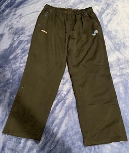 Mens Detroit Lions On Field Reebok NFL Equipment Pants XL Black *READ* XXL - Picture 1 of 9