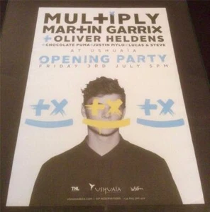 MARTIN GARRIX 2015 MULTIPLY @ USHUAIA BEACH HOTEL - IBIZA CLUB POSTERS - EDM DJ - Picture 1 of 9