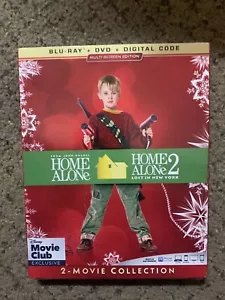 Home Alone & Home Alone 2 -Blu Ray/Dvd/Digital Disney Movie Club Exclusive - NEW - Picture 1 of 2