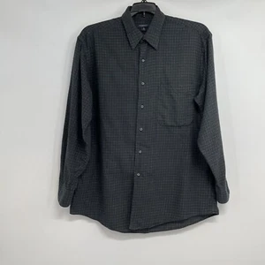 Burberry London Button Up Shirt Men’s M Brown Check Plaid - Picture 1 of 6