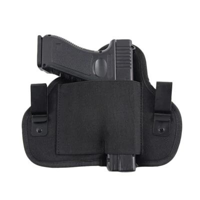 Tactical IWB Neoprene Pancake Pistol Holster Concealed Carry with Magazine Pouch - Image 1 of 4