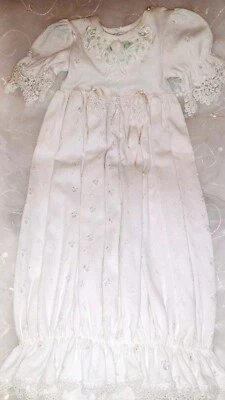 BABY BEAU & BELLE VESTIDO DE BAUTIZO PERFECTO PARA BEBÉ NIÑA REAL O MUÑECA RENACIDA!!! Foto 1 de 4