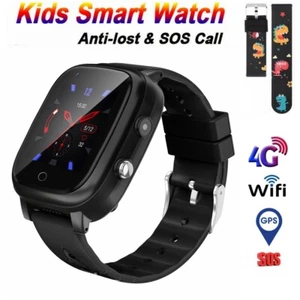 4G Kids Smartwatch with Wifi GPS Tracker Camera Voice & Video Call SOS Phone - Photo 1 sur 10