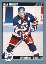 1992-93 Score Canadian Hockey Card #211 Dean Kennedy