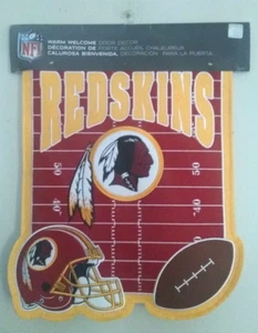 NFL Washington Redskins/Commanders Football 20" X 14 X 1/2" Door Banner Decor - Picture 1 of 2
