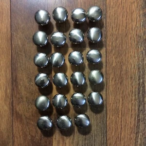 Küchenschrank Schrank Tür Schublade Zugknopf 1" Durchmesser 23 Stück einige Schrammen - Bild 1 von 5