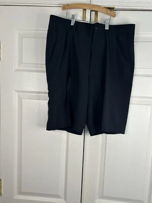 PGA Pro Series Men's Shorts Size 34 Black Flat Front Side Pocket - Image 1 of 4
