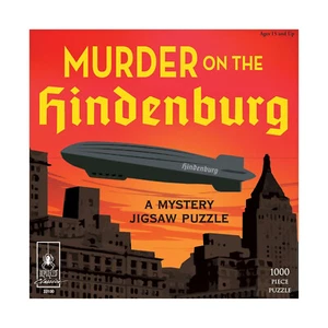 New - BePuzzled Murder on the Hindenburg Classic Mystery Jigsaw Puzzle: 1000 Pcs - Foto 1 di 6