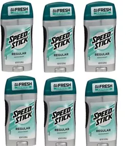 Speed Stick by Mennen Deodorant, Regular 3 oz each *6 PACK* - Picture 1 of 1