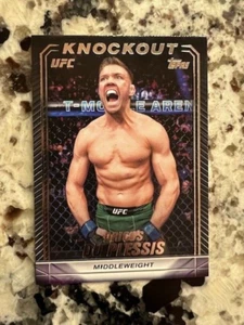 2024 TOPPS UFC KNOCKOUT BASE CARD MIDDLEWEIGHT DRICUS DU PLESSIS #53 - Picture 1 of 1